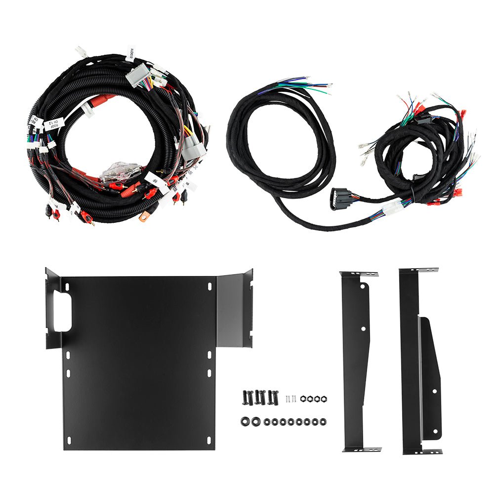 Jeep JK Plug and Play Harness for JK-SBAR Overhead Bar System, Amplifier and SQBASS Underseat Subwoofer