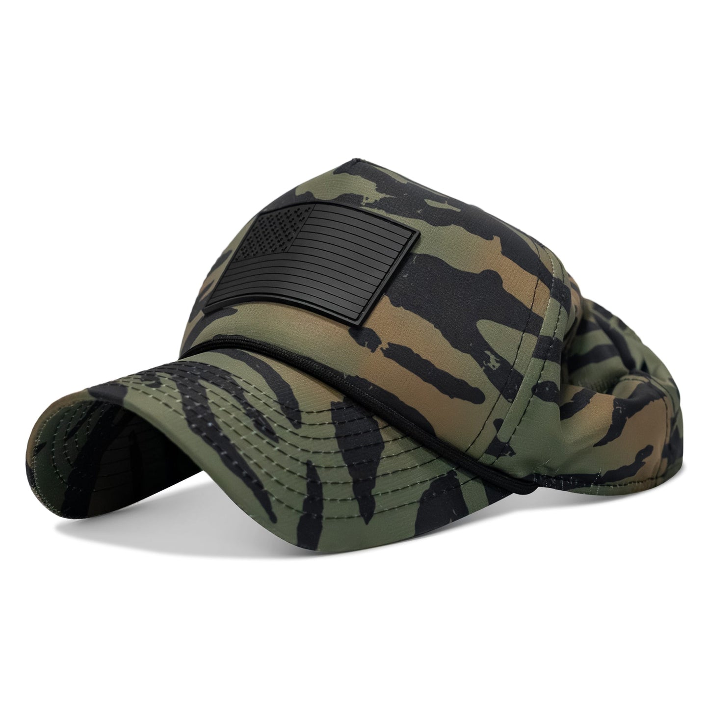 American Flag PVC Patch Waterproof Weekender Snapback