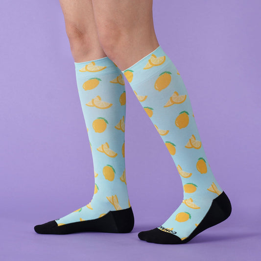 Cute Compression Socks – Lemon