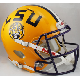 LSU Tigers Full Size Authentic Speed Football Helmet - NCAA