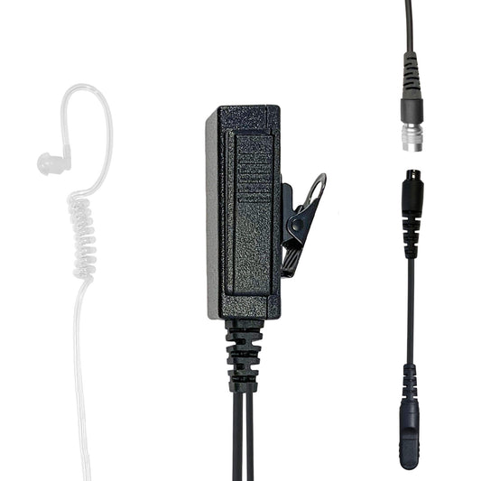 Mic & Earpiece Radio Kit - Quick Disconnect (Hirose) Motorola R5, XPR3300/XPR3300, XPR3500/XPR3500e, DP3441, DP3661, DP2400/e, DP2600/e, XiR P6600, MTP3100, DEP550 & More
