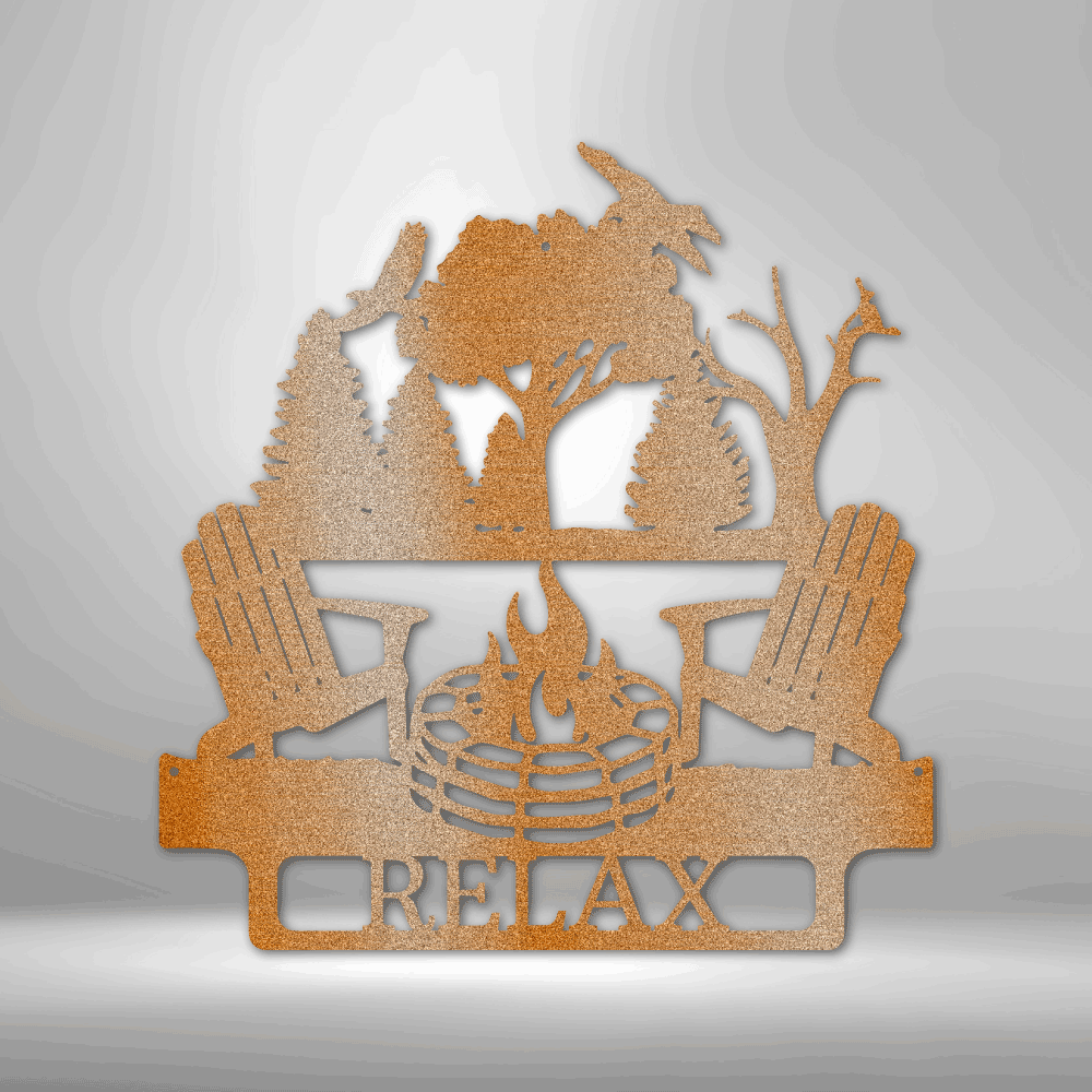 Campfire Personalized Gifts - Custom Metal Sign