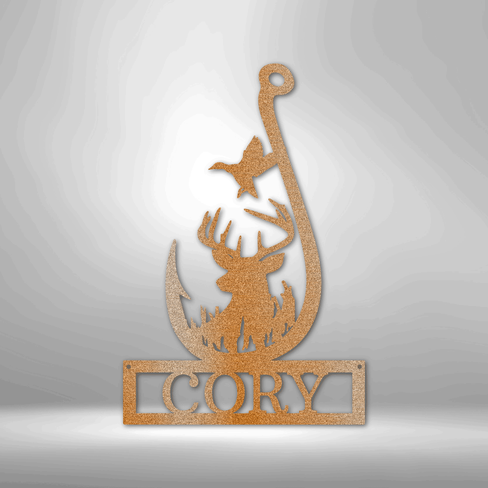 Deer Personalized Gifts - Custom Metal Sign