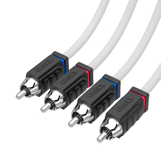 RCA Marine Grade Tinned 100% Copper OFC 6 Feet - WHITE