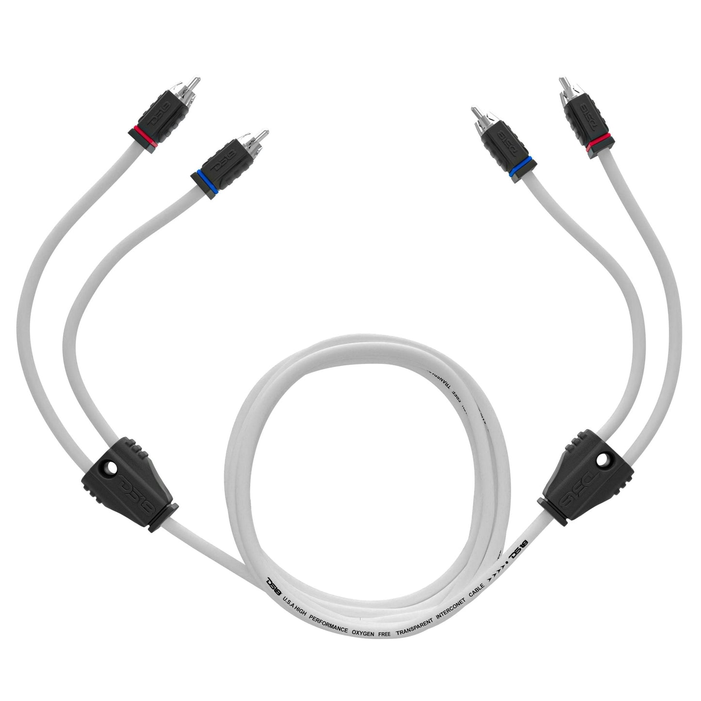 RCA Marine Grade Tinned 100% Copper OFC 6 Feet - WHITE