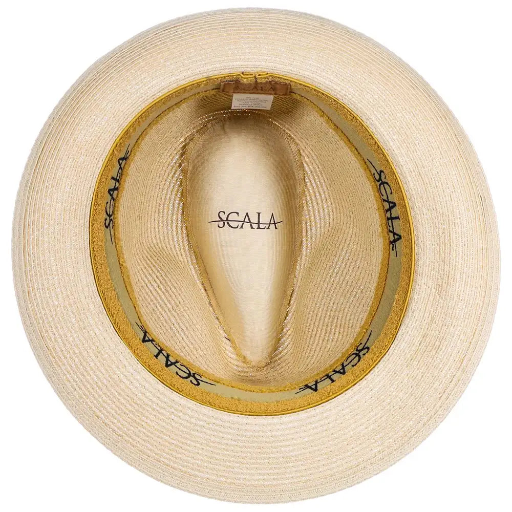 Scala Oasis - Straw Fedora Hat