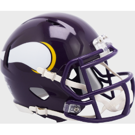 Minnesota Vikings 1983 to 2001 Riddell Mini Speed Throwback Helmet NFL