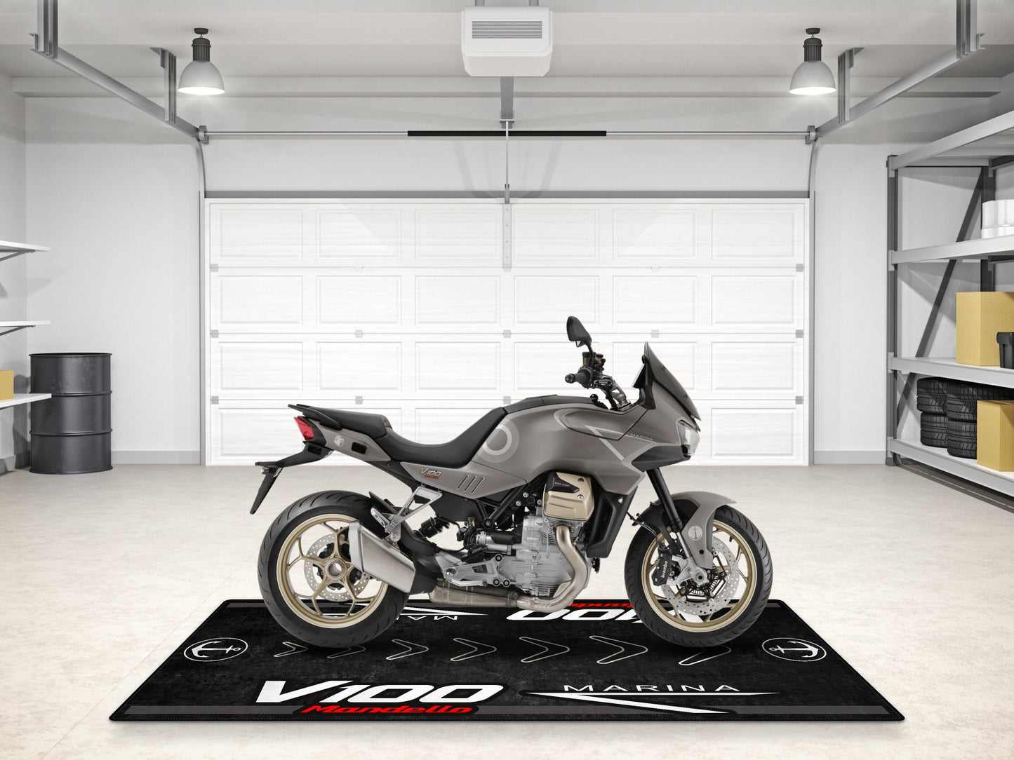 MPM Motorcycle Mat for Moto Guzzi V100 Mandello Marina - MM7204