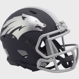 Nevada Wolfpack NCAA Mini Speed Football Helmet Matte Navy - NCAA