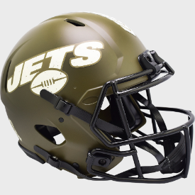 New York Jets SALUTE TO SERVICE Full Size Authentic Speed Football Helmet - NFL