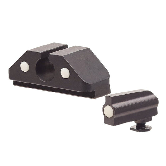 Mark Mini Pistol Light w/  NFA Tritium Night Sights w/ Orange Inserts. For Glock, Walther PDP and Ruger RMX.