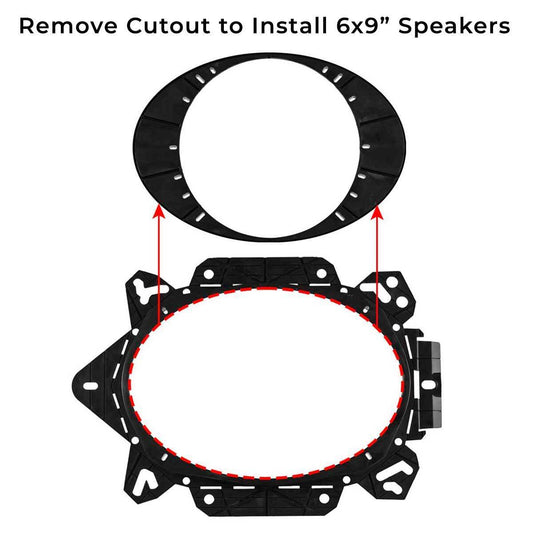 Universal OEM Speaker Adapter for 6x9” or 6.5" Speakers