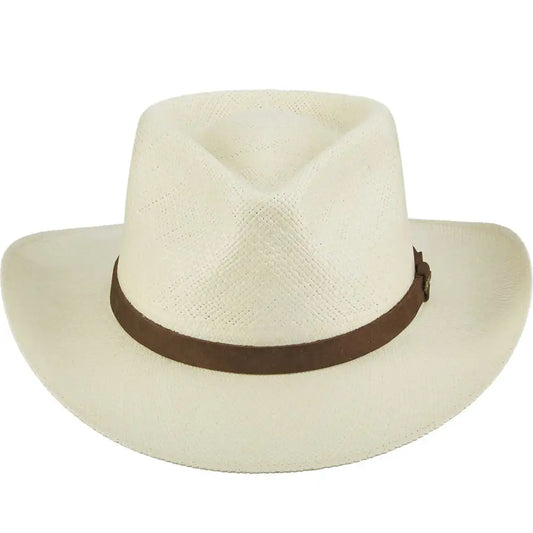 Scala Albuquerque - Genuine Panama Straw Fedora Hat