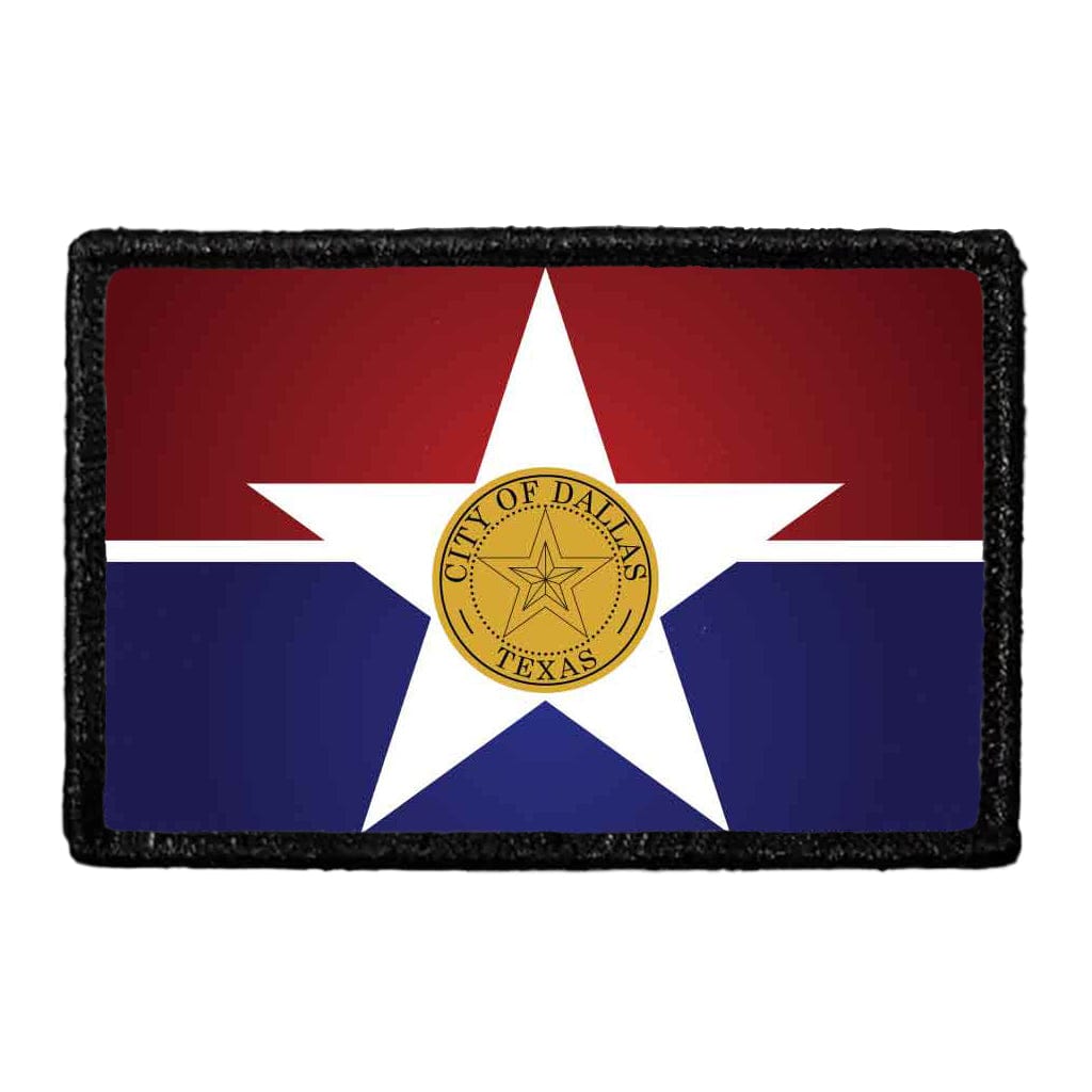 Dallas City Flag - Color - Removable Patch
