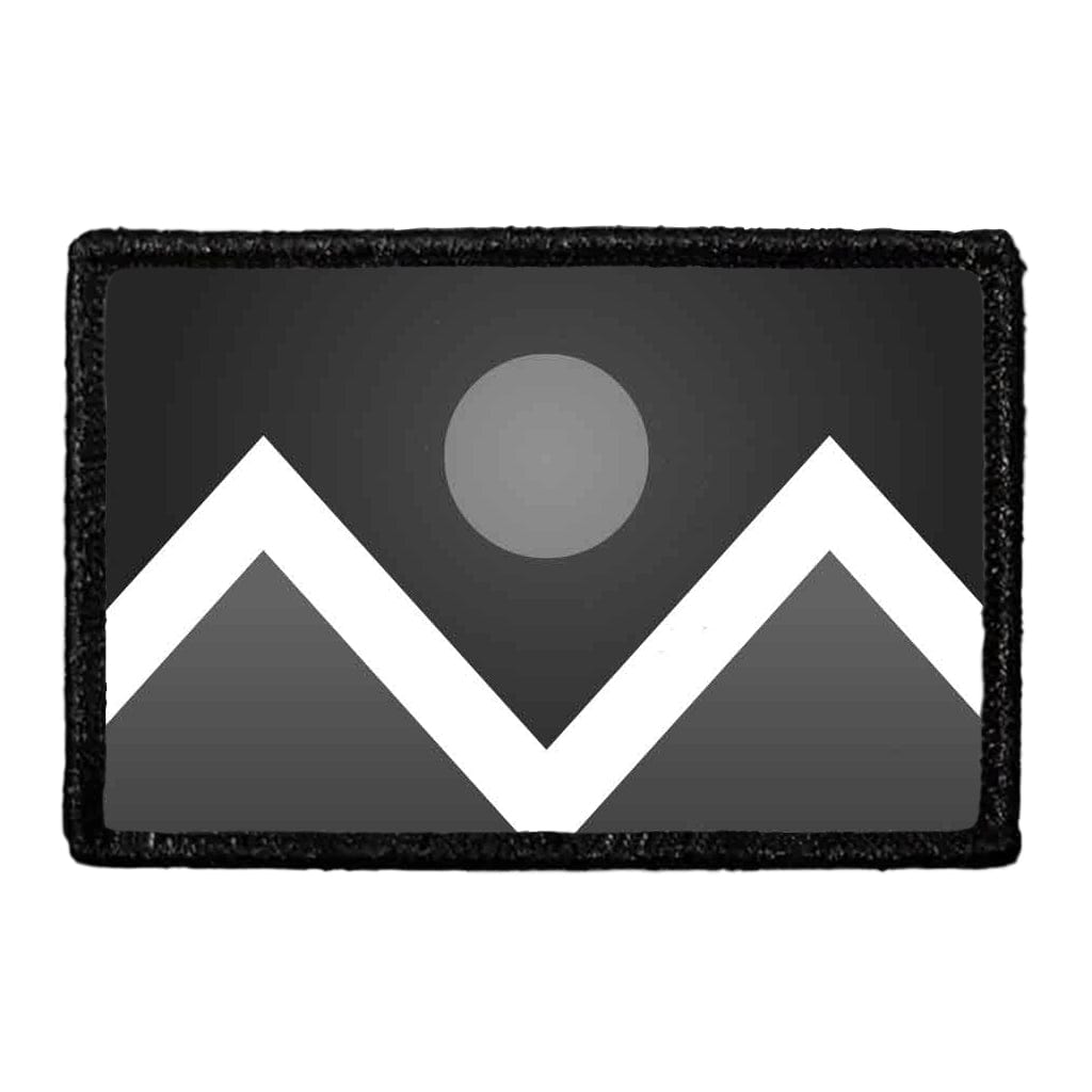 Denver City Flag - Black and White - Removable Patch