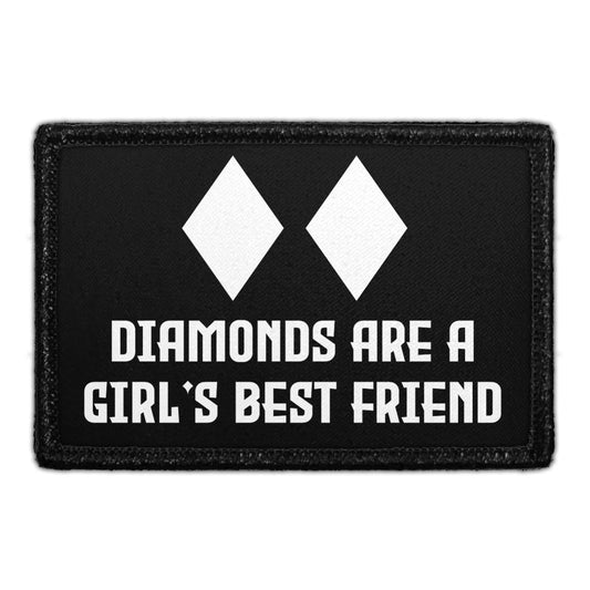 Diamonds Are A Girls Best Friend - Removable Patch