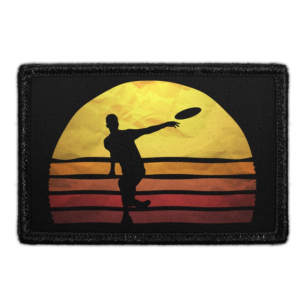 Disc Golf - Sunset - Removable Patch
