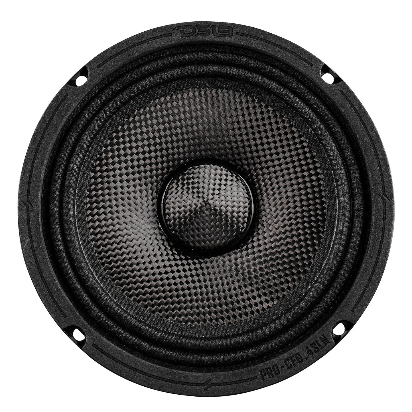 6.5” Slim Motorcycle & Motorsports Loudspeaker With Neodymium Magnet and Water Resistant Carbon Fiber Cone | 4-Ohm 150W RMS