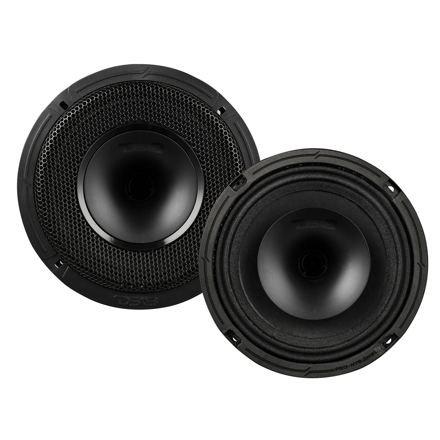 PRO 6.5" Hybrid Slim Loudspeaker with a 1" Compression Driver Horn 150 Watts Rms 2-Ohm