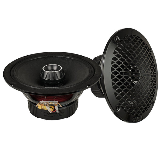 PRO-ZT 8" Coaxial Mid-Range Loudspeaker with Water Resistant Cone Built-in Bullet Tweeter and Grill | 275W RMS 4-Ohm