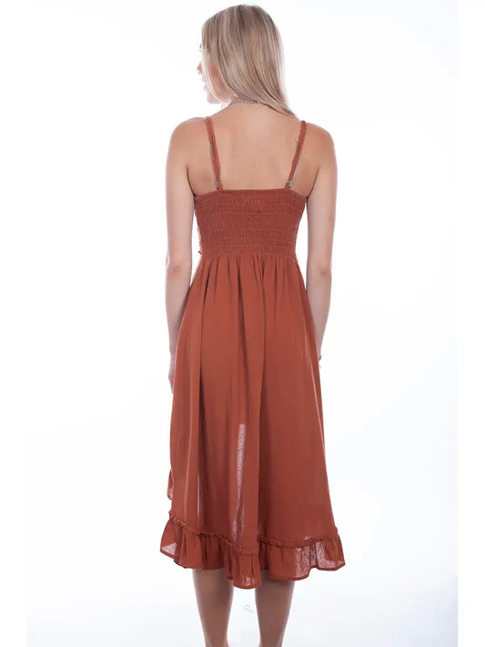 Scully Cantina Spaghetti Straps Dress (PSL-265) - Women's Sundress