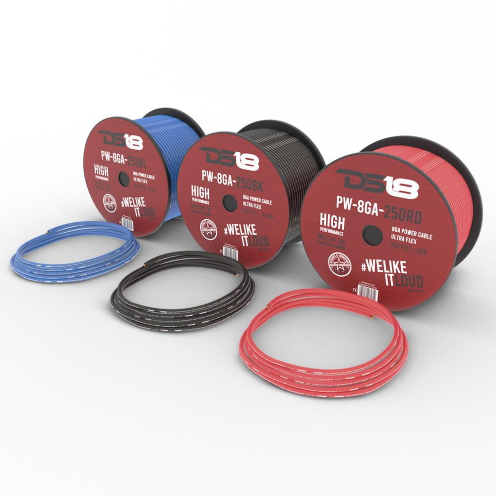 8-GA CCA Ground, Power Cable, 250 Feet