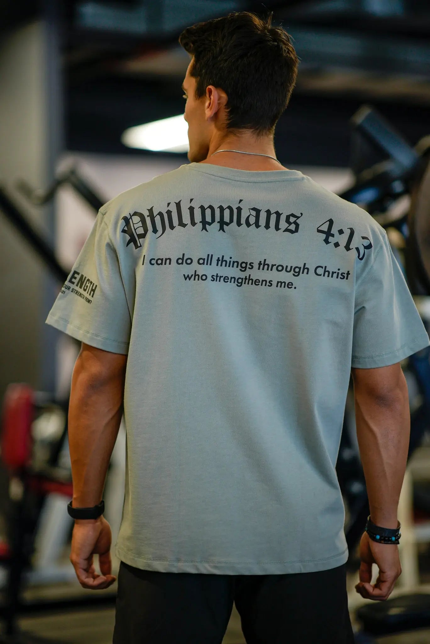 Philippians 4:13 Oversized Tee