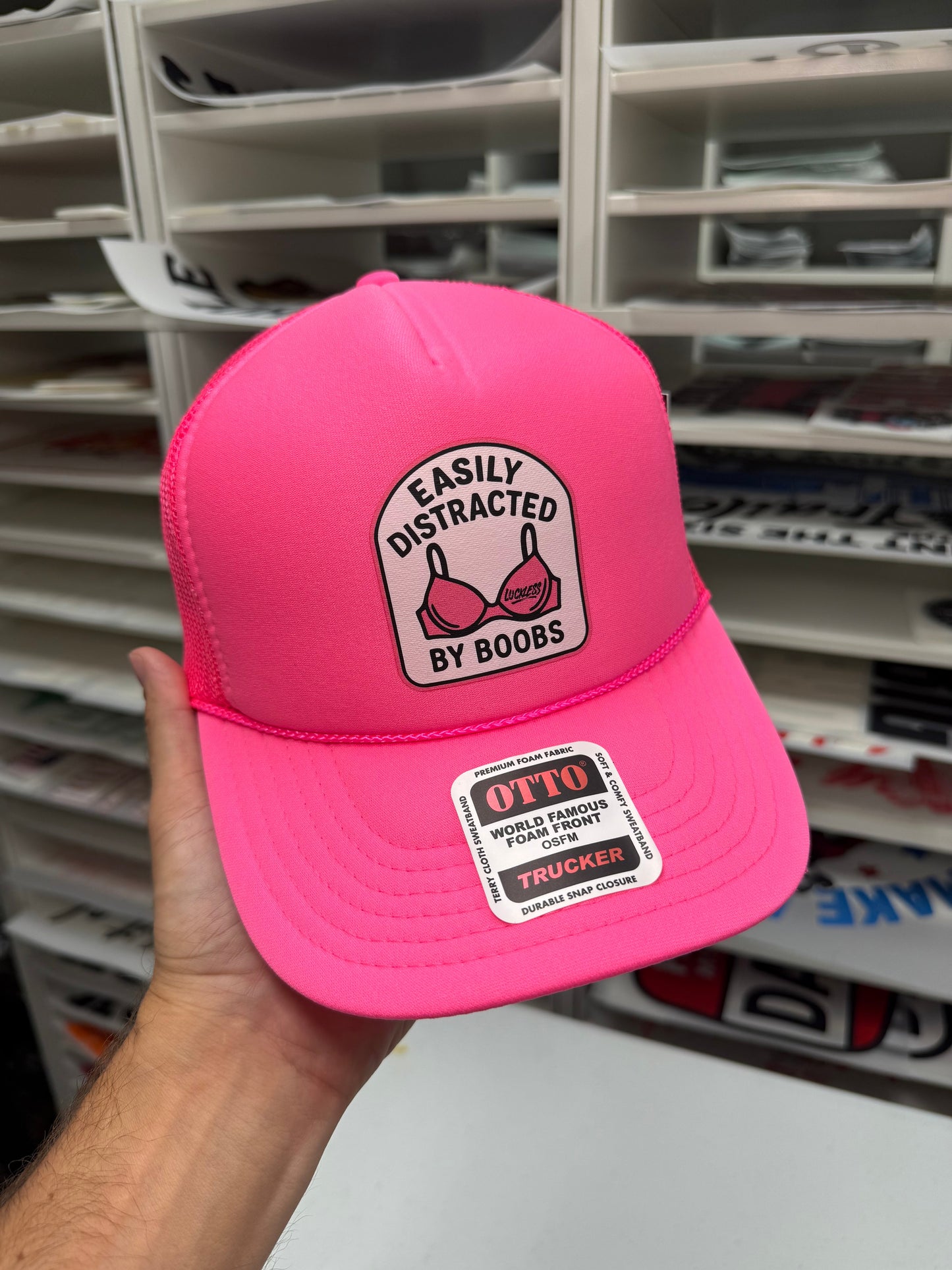 Easily Distracted Trucker Hat