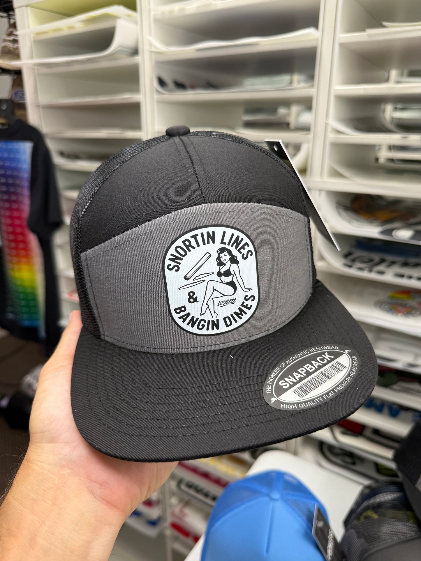 Lines and Dimes SnapBack Hat