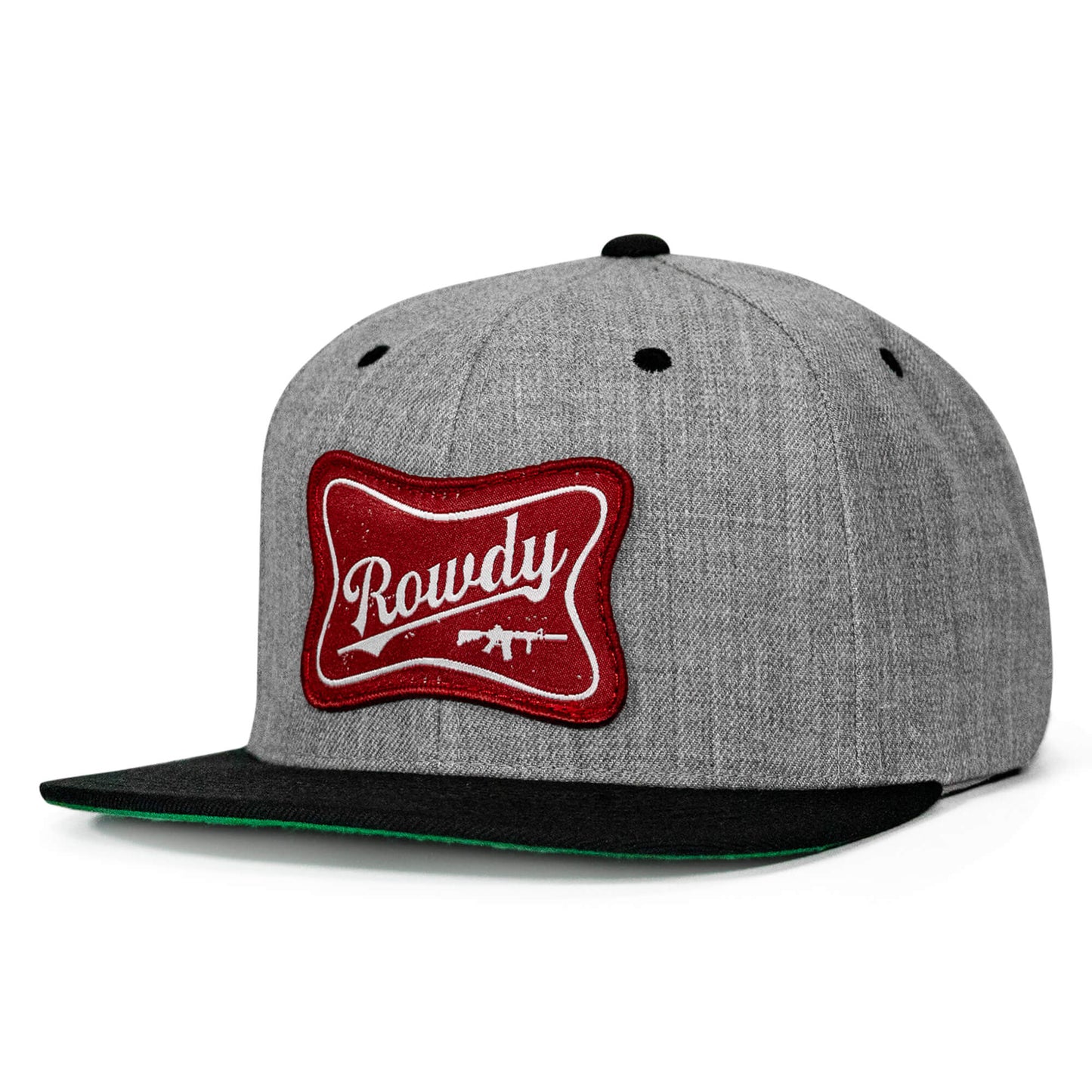 Rowdy Patch Flat Bill SnapBack Hat