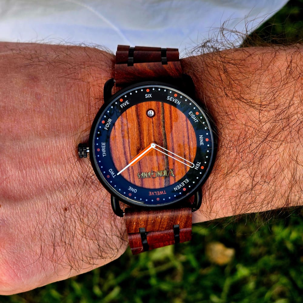 Handcrafted Texas Personalized Wooden Watch