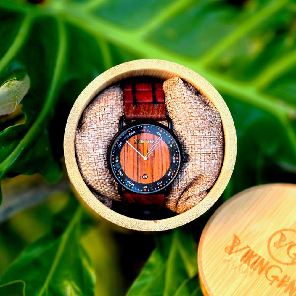 Handcrafted Texas Personalized Wooden Watch