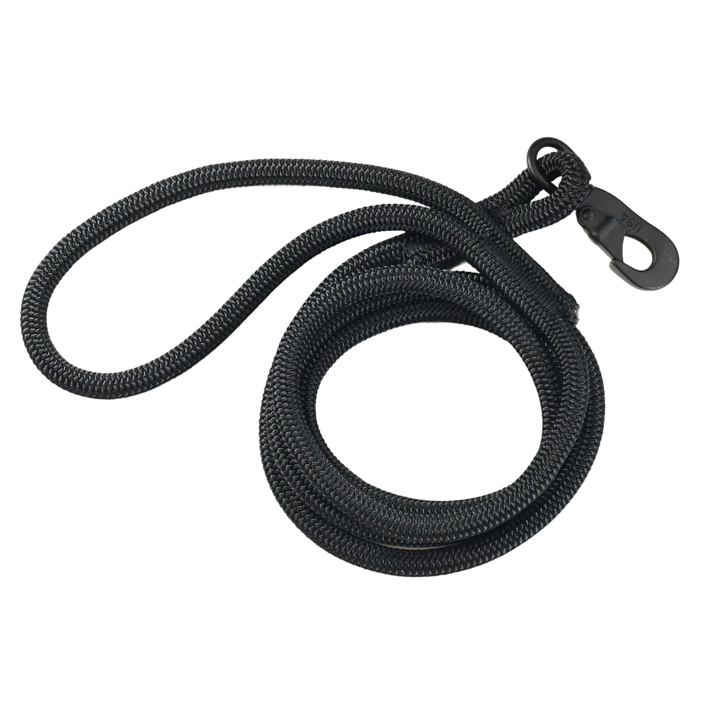 Black Rope Dog Leash 6'