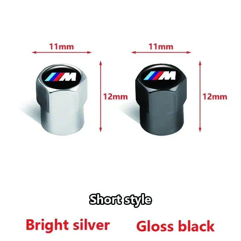 4PCS Aluminium Valve Stem Caps