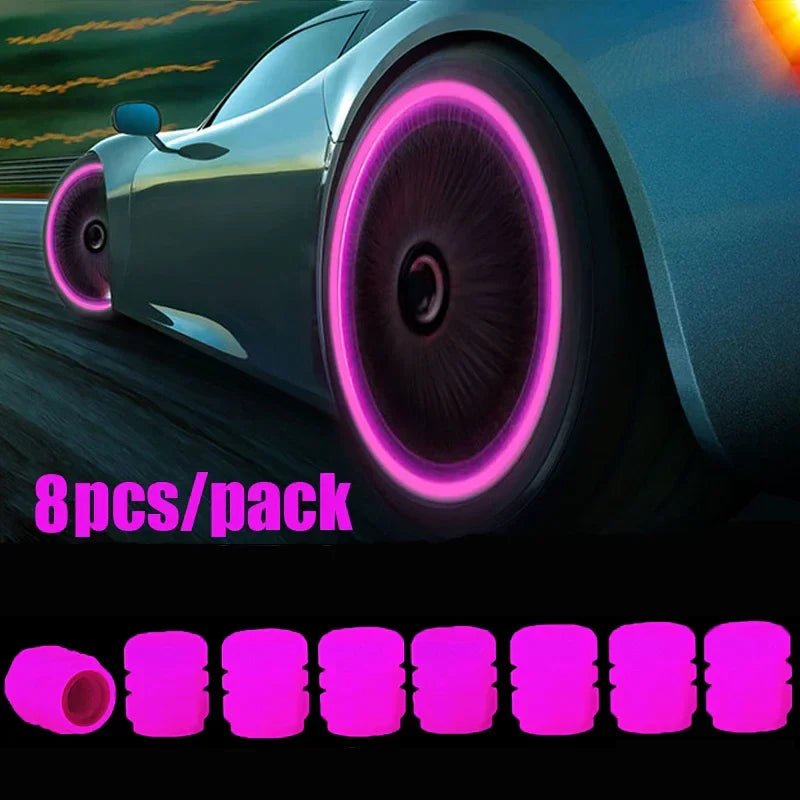 Luminous Valve Stem Caps Dustproof