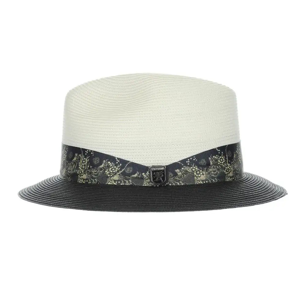 Stacy Adams Haring - Straw Fedora Hat