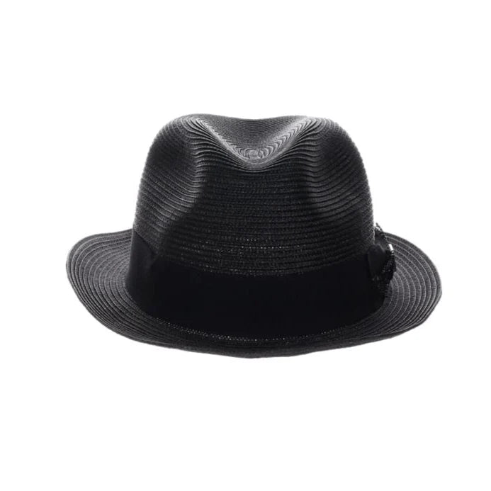 Stacy Adams Spire - Straw Fedora Hat