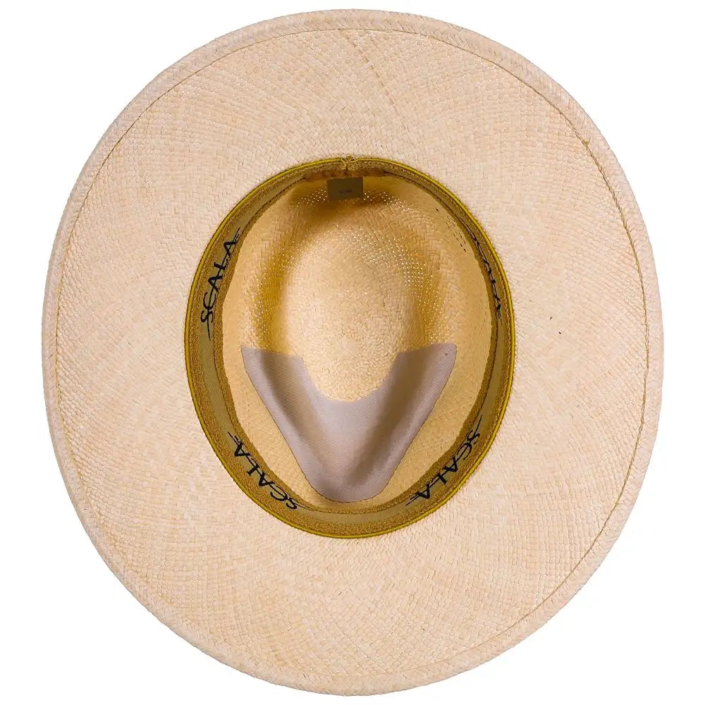 Scala Gusteau - Panama Straw Fedora Hat