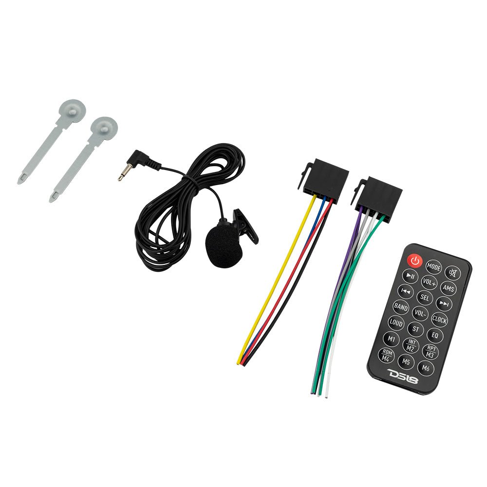 Single-DIN Digital Media Receiver Mech-Less Player, Bluetooth, Dual USB ,7 Volt Preouts