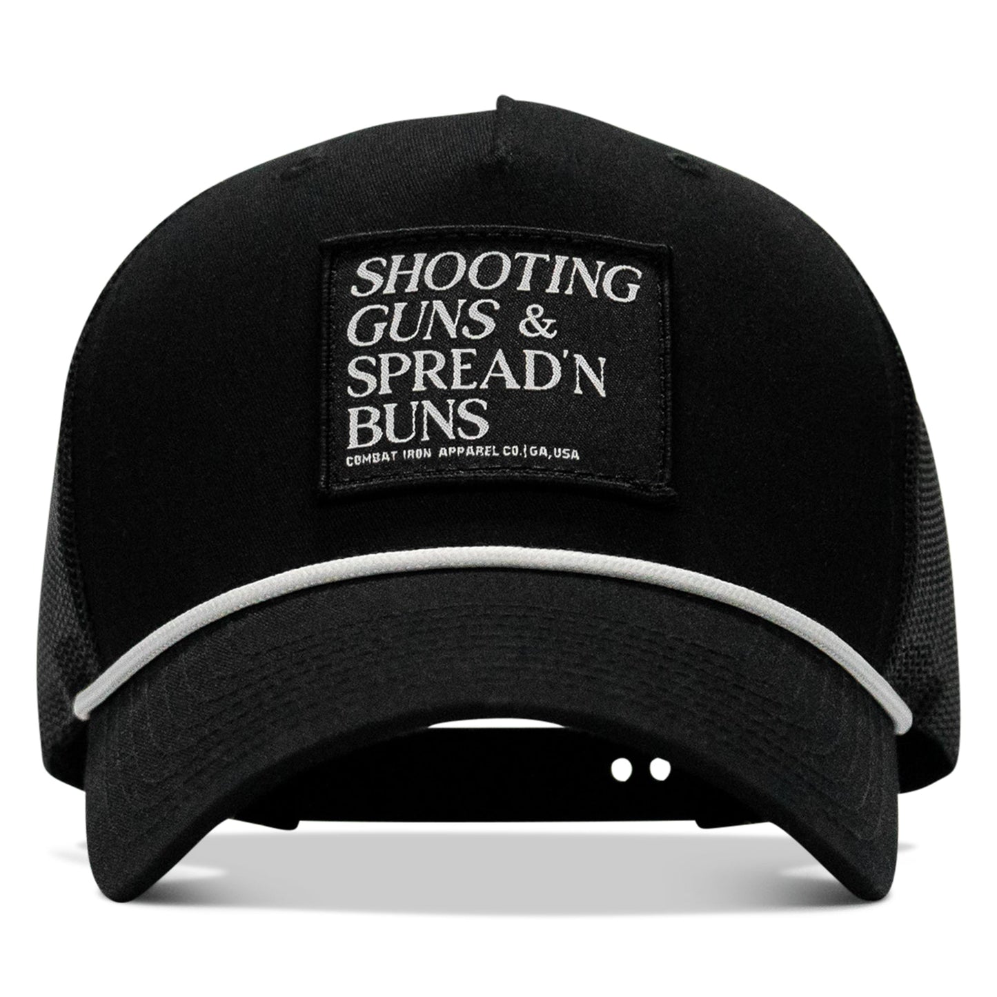 Shooting Guns & Spread'n Buns Patch Rope Snapback Hat