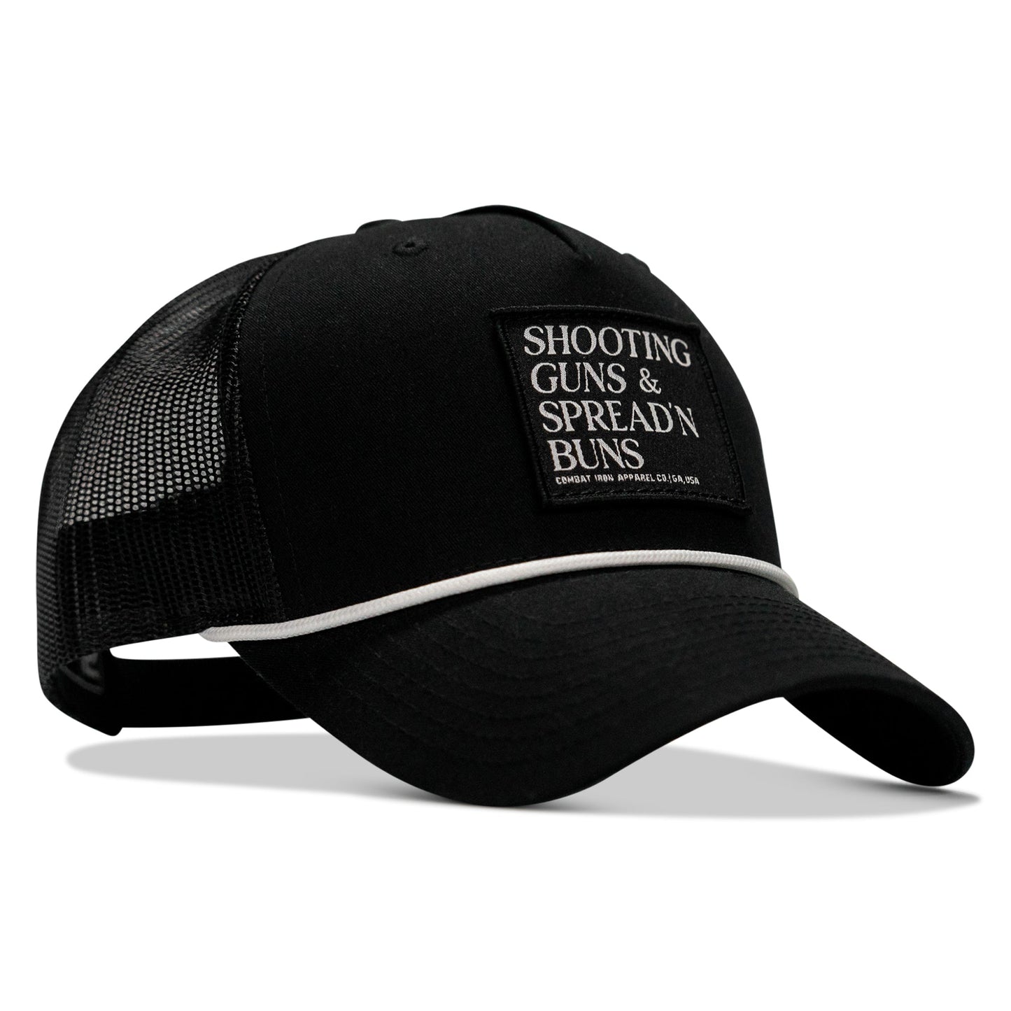 Shooting Guns & Spread'n Buns Patch Rope Snapback Hat