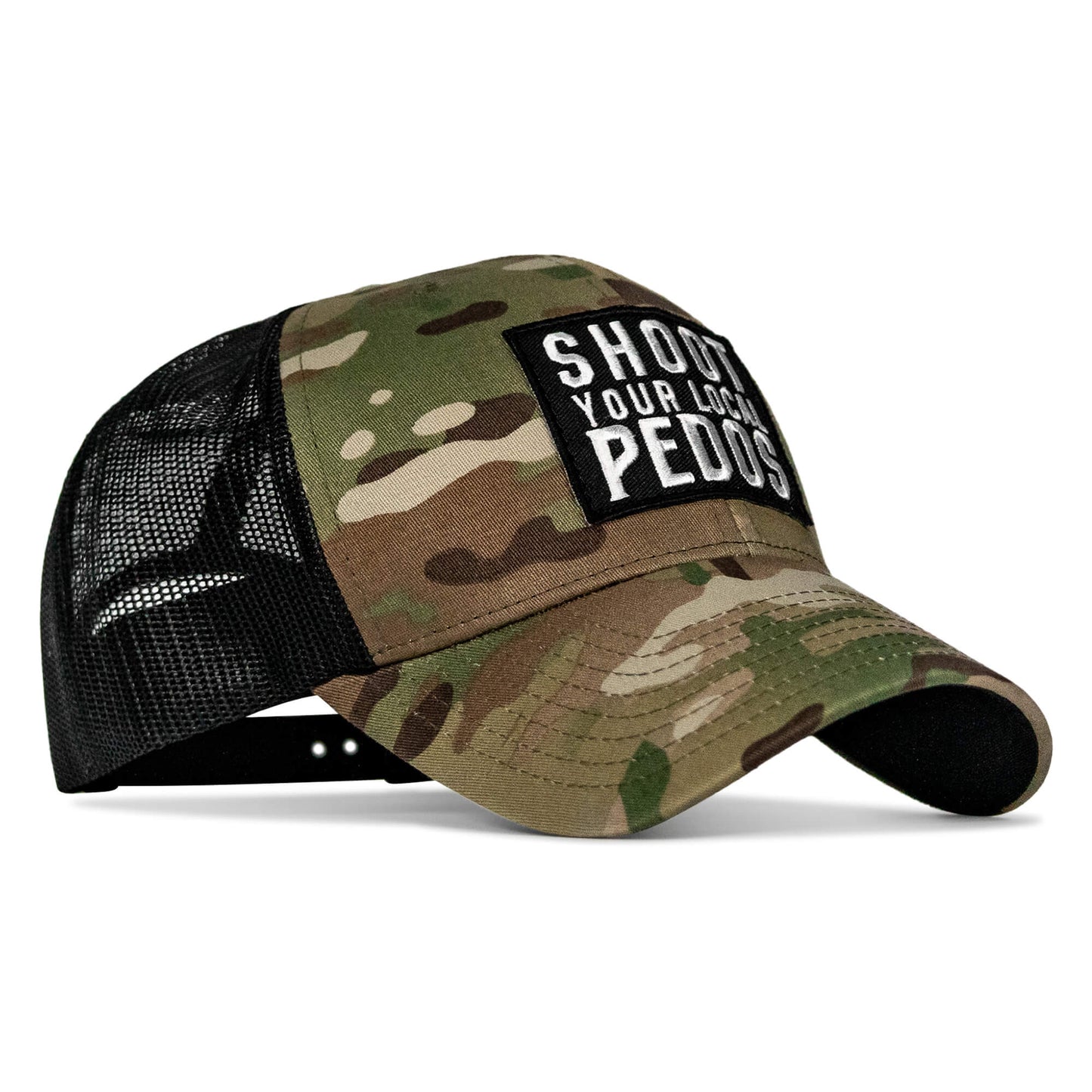 Shoot Your Local Pedos Patch Snapback