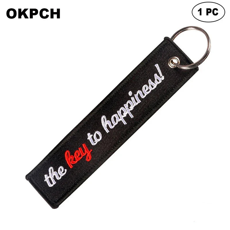 Key To Happiness - Motorcycle Keychain