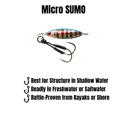 Submission Jigs - Micro Sumo and Mercenary - Slow Pitch Jigs - 2 packs