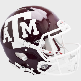 Texas A&M Aggies Full Size Authentic Speed Football Helmet - NCAA
