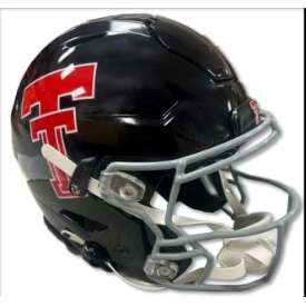 Texas Tech Red Raiders Full Size Speed Replica Football Helmet Throwback - NCAA