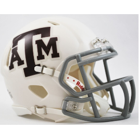 Texas A&M Aggies NCAA Mini Speed Football Helmet White