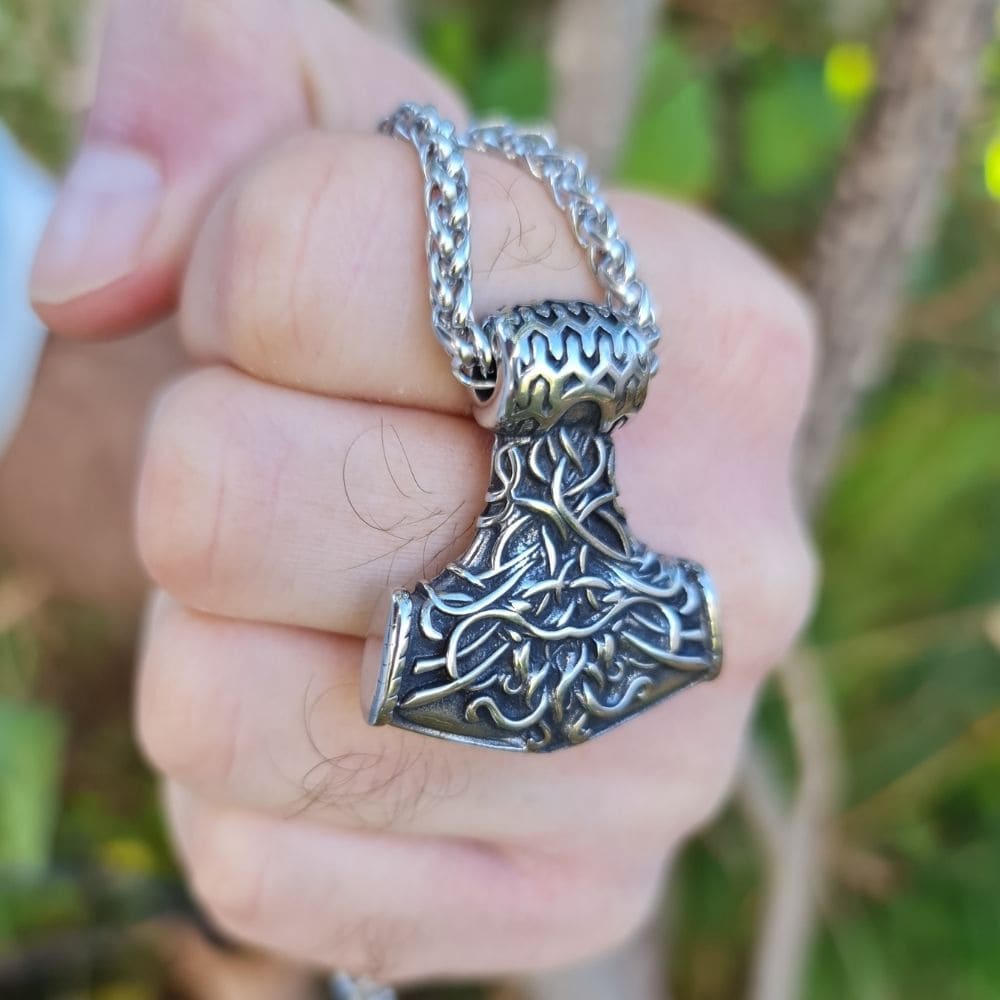 Thor's Hammer Mjolnir Handmade Necklace