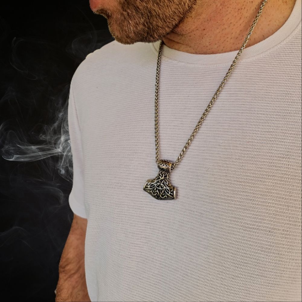 Thor's Hammer Mjolnir Handmade Necklace