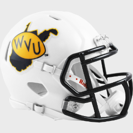 West Virginia Mountaineers NCAA Mini Speed Football Helmet 2013 Season NCAA